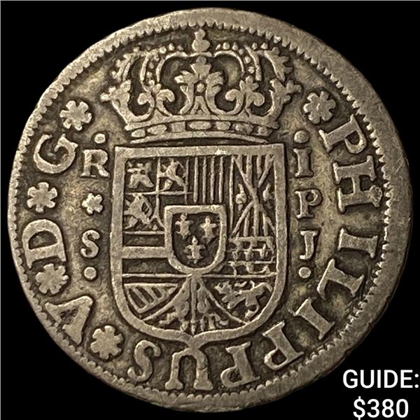 1738 Spain Silver 1 Real