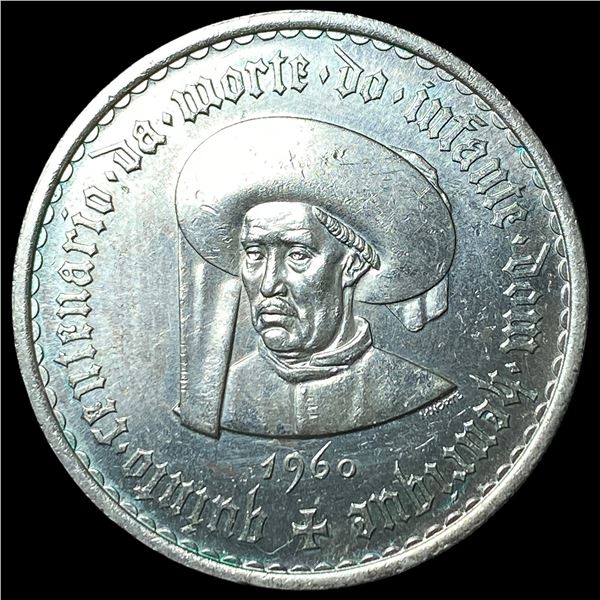 1960 Portugal Silver 20 Escudos