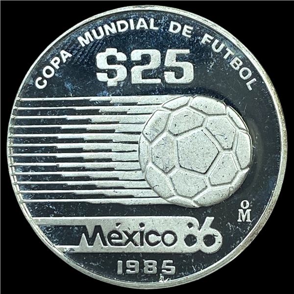 1985 Japan Silver 25 Pesos Proof