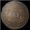Image 2 : 1857F Honduras Copper Provisional 8 Reals