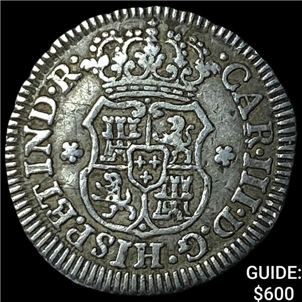 1770-M Mexico Charles III Silver 1/2 Real