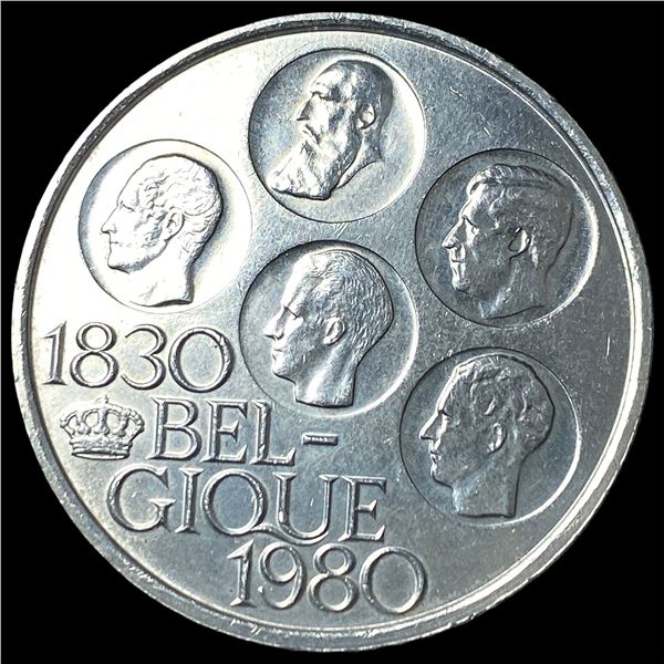 1980 Belgium Copper Nickel 500 Francs