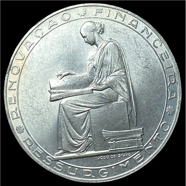1953 Portugal Silver 20 Escudos