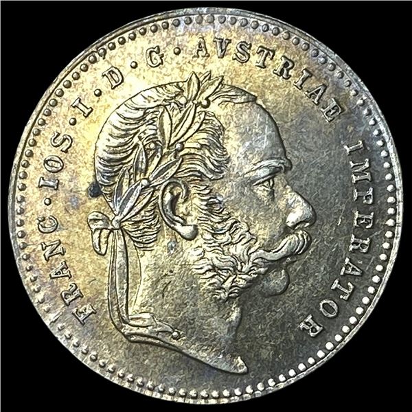 1870 Austria Silver 20 Kreuzer