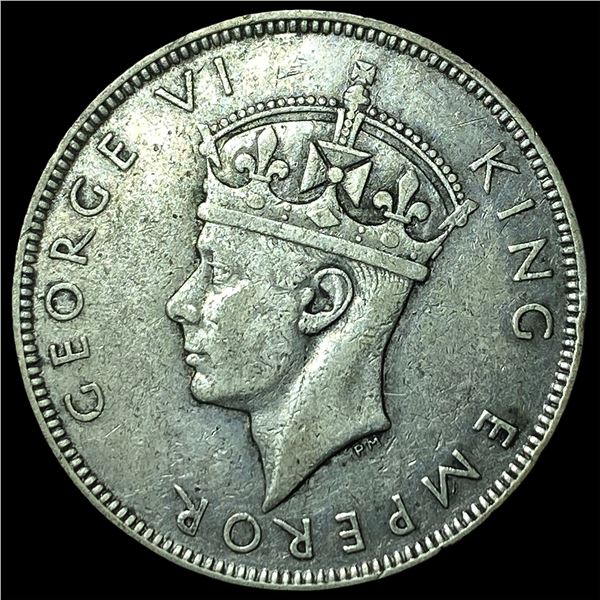 1939 Seychelles Silver 1 Rupee