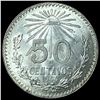 Image 1 : 1944M Mexico Silver 50 Centavos