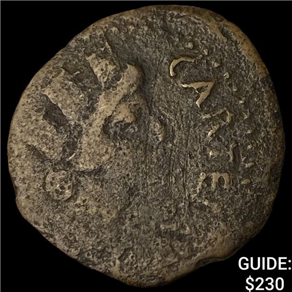 Hispania Carteia Roman Repub. Peried Bronze Semis