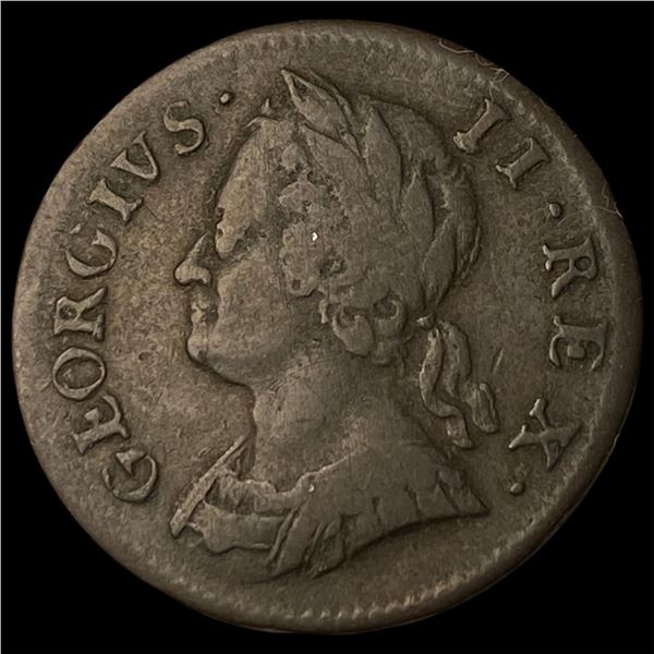 1749 Great Britain Copper 1 Farthing