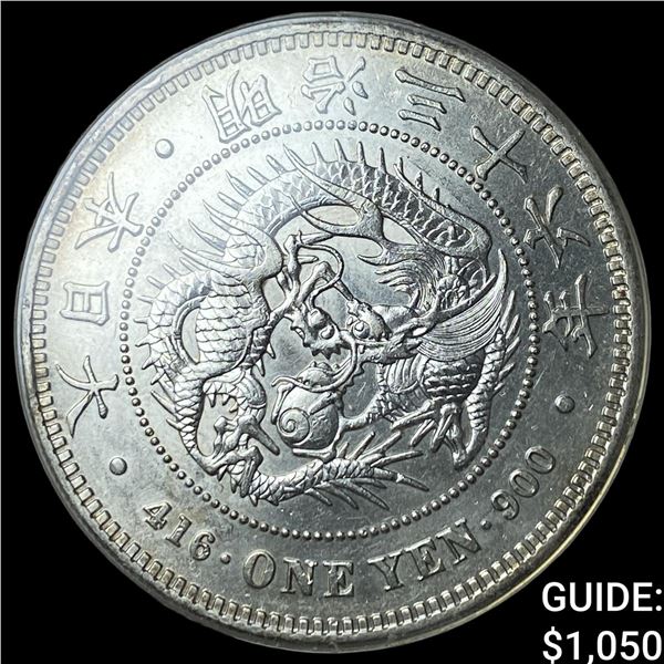 1903 YR 36 Japan Mutsuhito Silver 1 Yen