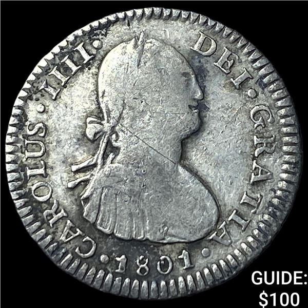 1801 PP Bolivia Potosi Silver 1 Real
