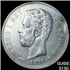 Image 1 : 1871 Spain Silver 5 Pesetas