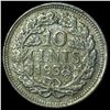 Image 2 : 1938 Netherlands Silver 10 Cents