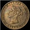 Image 1 : 1900 Ceylon Silver 25 Cents