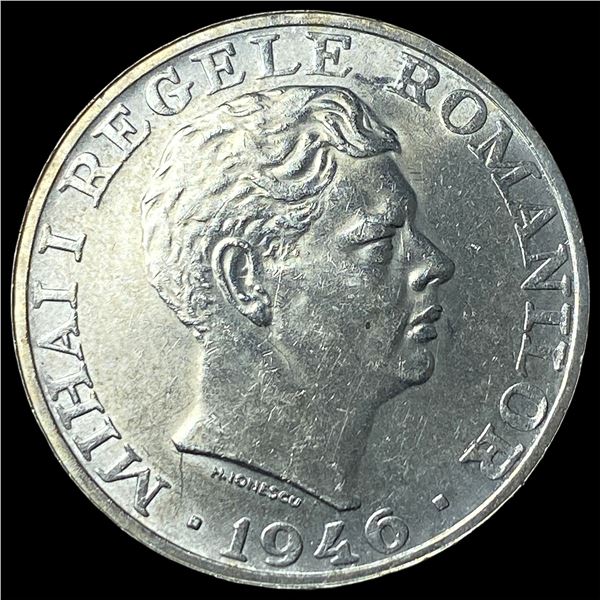 1946 Romania Silver 25000 Lei