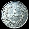 Image 2 : 1892 Coasta Rica Silver 5 Centavos