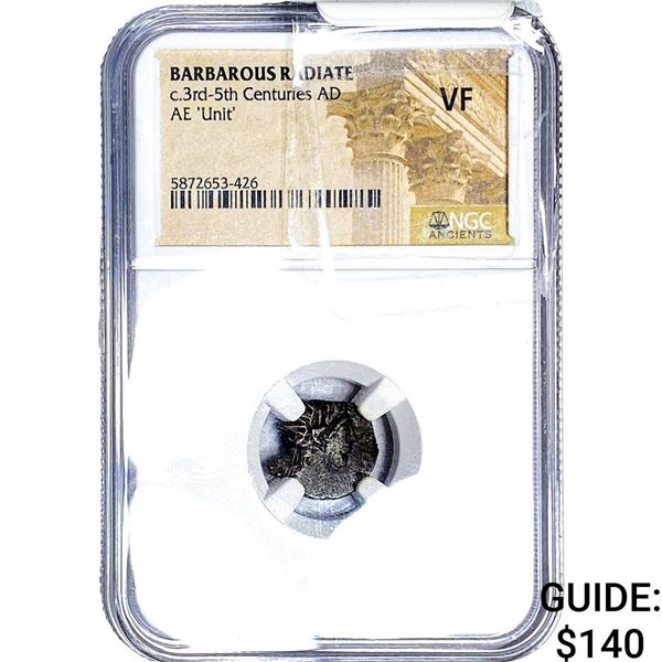 Barbarous Radiate, 3rd-5th Centuries AD AE 'Unit' NGC VF