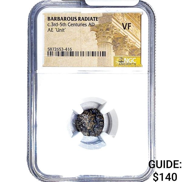 Barbarous Radiate, 3rd-5th Centuries AD AE 'Unit' NGC