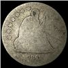 Image 1 : 1861 Silver Seated Liberty Quarter HIGH GRADE