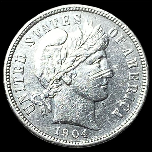 1904-S Silver Barber Dime UNCIRCULATED