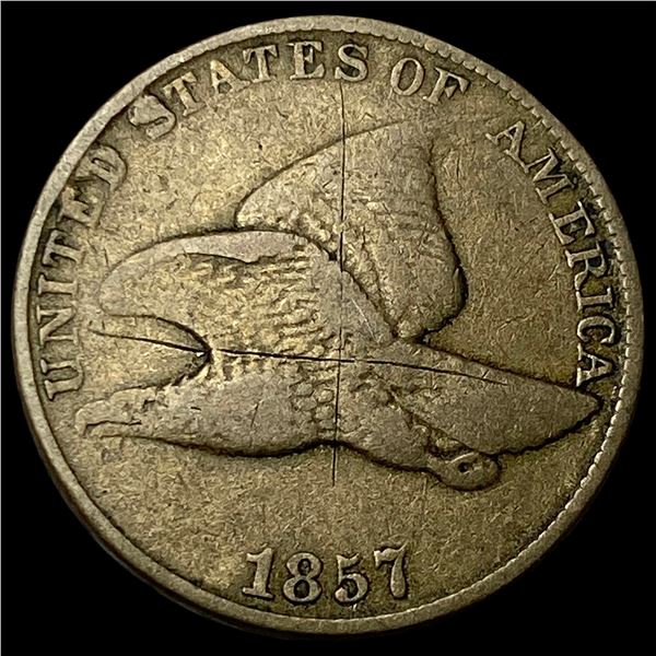 1857 Flying Eagle Cent LIGHTLY CIRCULATED