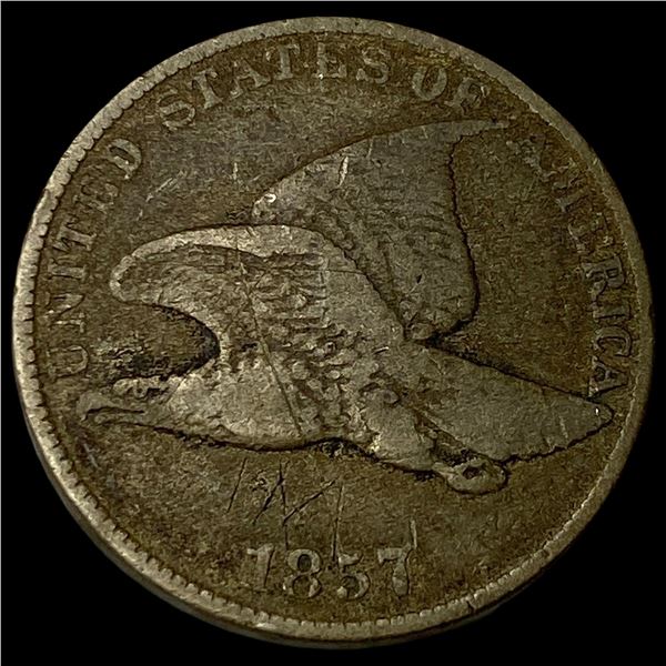 1857 Flying Eagle Cent LIGHTLY CIRCULATED