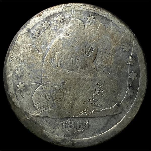 1861 Seated Liberty Quarter HIGH GRADE