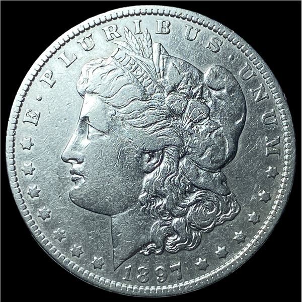 1897-O Silver Morgan Dollar NEARLY  UNCIRCULATED