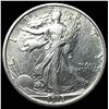 Image 1 : 1918 Silver Walking Liberty Half Dollar  NEARLY UNCIRCULATED