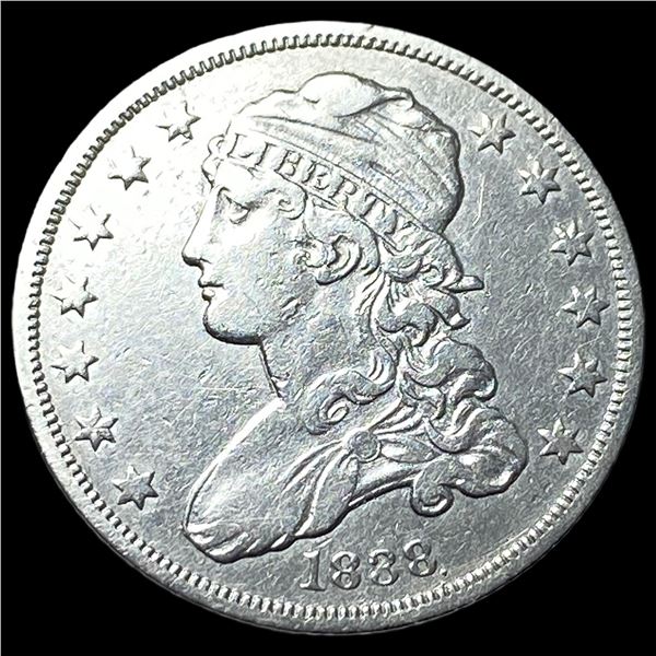 1838 Capped Bust Quarter CLOSELY UNCIRCULATED