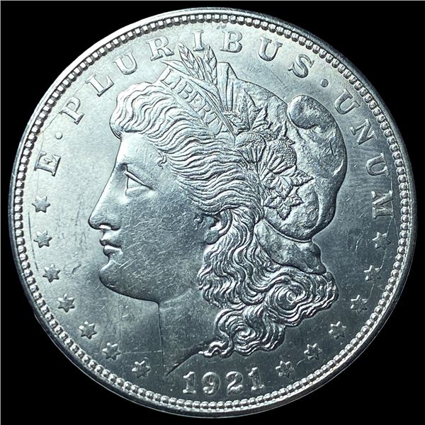 1921-D Silver Morgan Dollar CHOICE AU