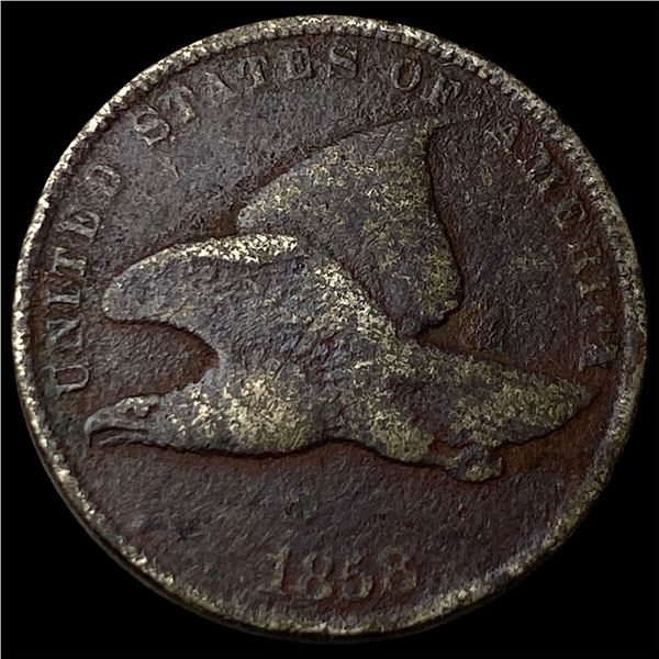 1858 Copper-Nickel Flying Eagle Cent HIGH  GRADE
