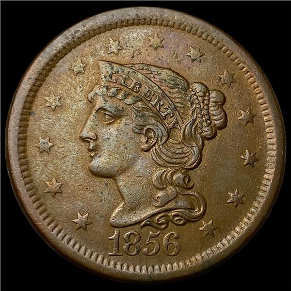 1856 Braided Hair Large Cent CLOSELY  UNCIRCULATED