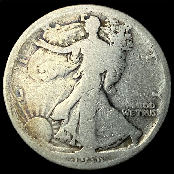 1916 Walking Liberty Half Dollar NICELY  CIRCULATED