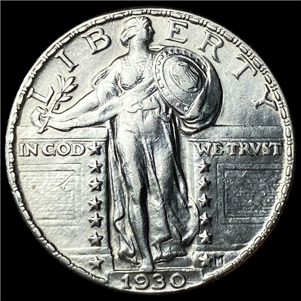 1930 Silver Standing Liberty Quarter  UNCIRCULATED