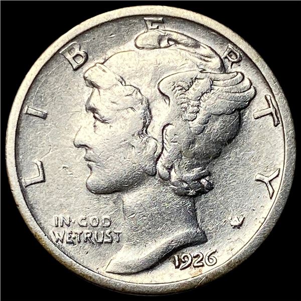 1926-S Silver Mercury Dime CLOSELY  UNCIRCULATED