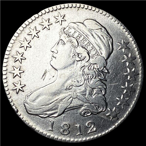 1812 Capped Bust Half Dollar CHOICE AU