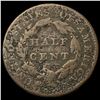 Image 2 : 1828 Classic Head Half Cent NICELY CIRCULATED