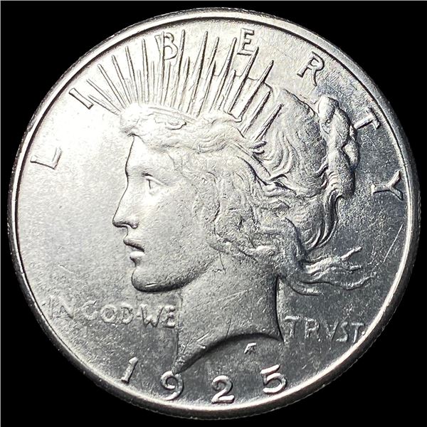 1925-S Silver Peace Dollar CLOSELY  UNCIRCULATED