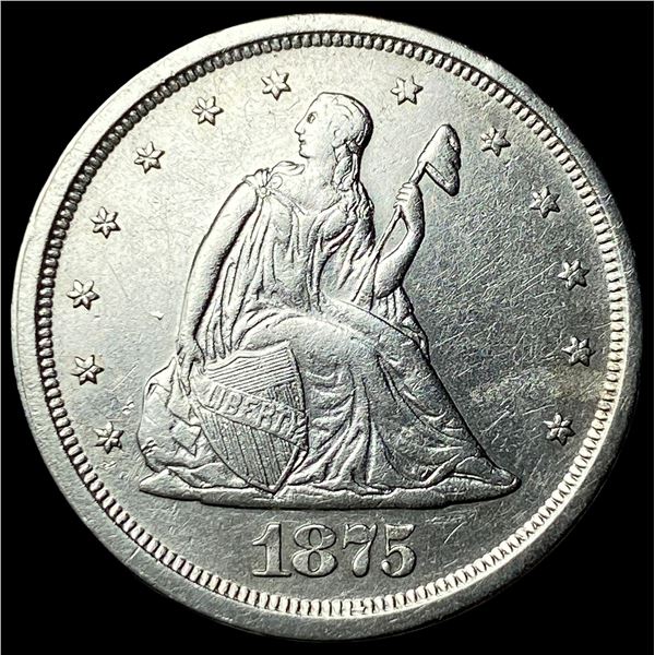 1875-S Silver Twenty Cents CLOSELY  UNCIRCULATED