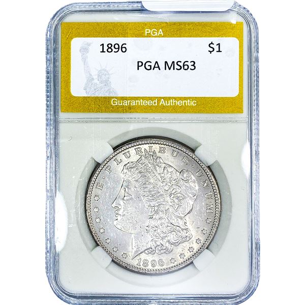 1896 Morgan Silver Dollar PGA MS63