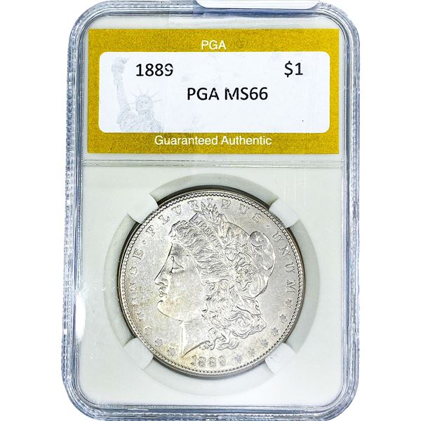 1889 Morgan Silver Dollar PGA MS66