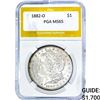 Image 1 : 1882-O Morgan Silver Dollar PGA MS65