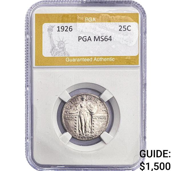 1926 Standing Liberty Quarter PGA MS64