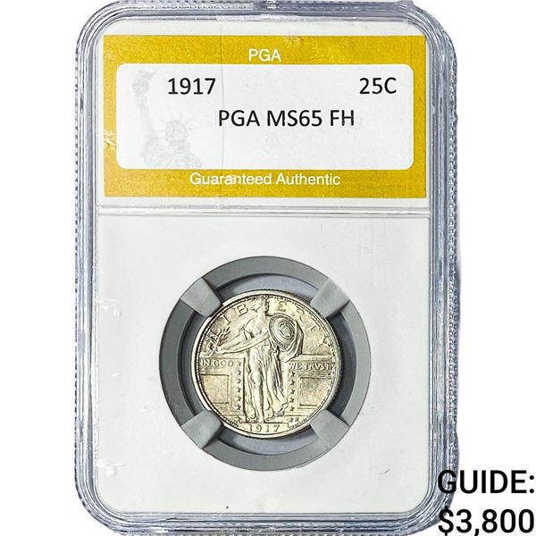 1917 Standing Liberty Quarter PGA MS65 FH