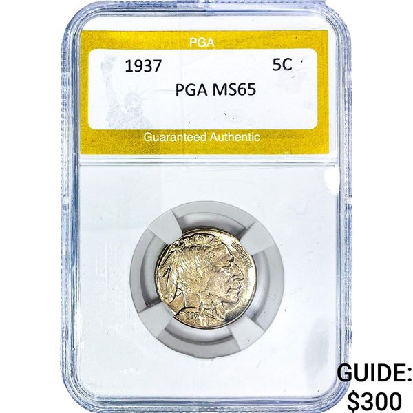 1937 Buffalo Nickel PGA MS65