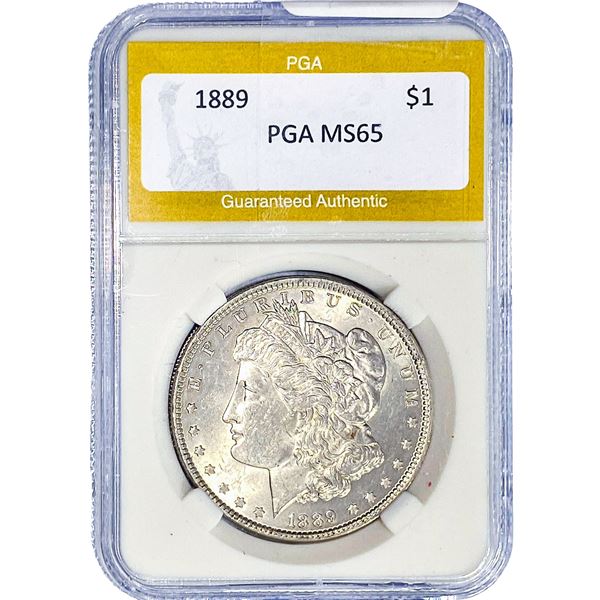 1889 Morgan Silver Dollar PGA MS65