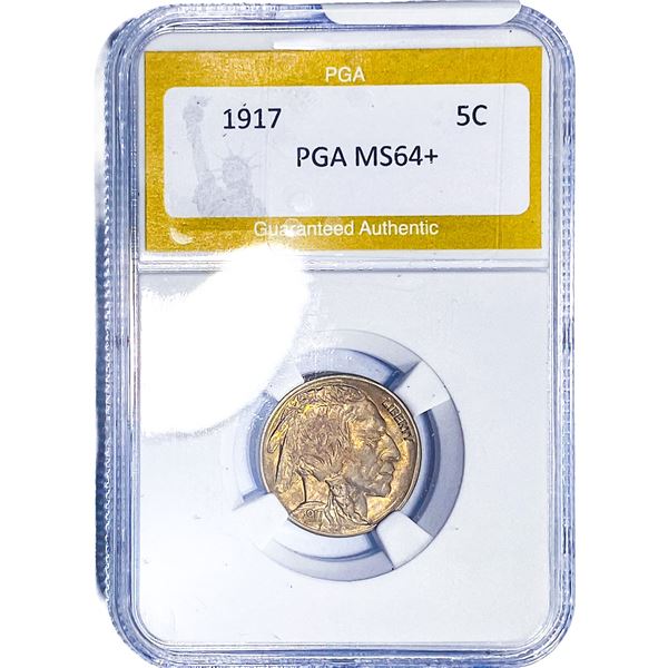 1917 Buffalo Nickel PGA MS64+