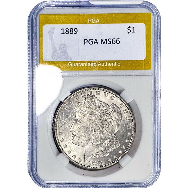 1889 Morgan Silver Dollar PGA MS66