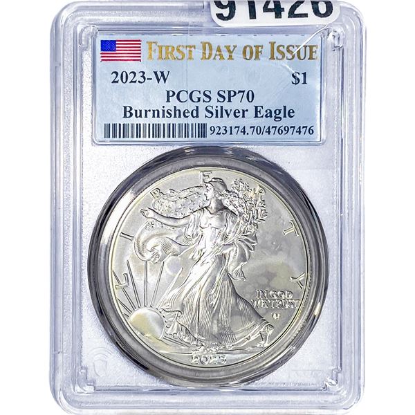 2023-W Burnished SE $1 1oz  PCGS SP70