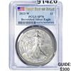 Image 1 : 2023-W Burnished SE $1 1oz  PCGS SP70